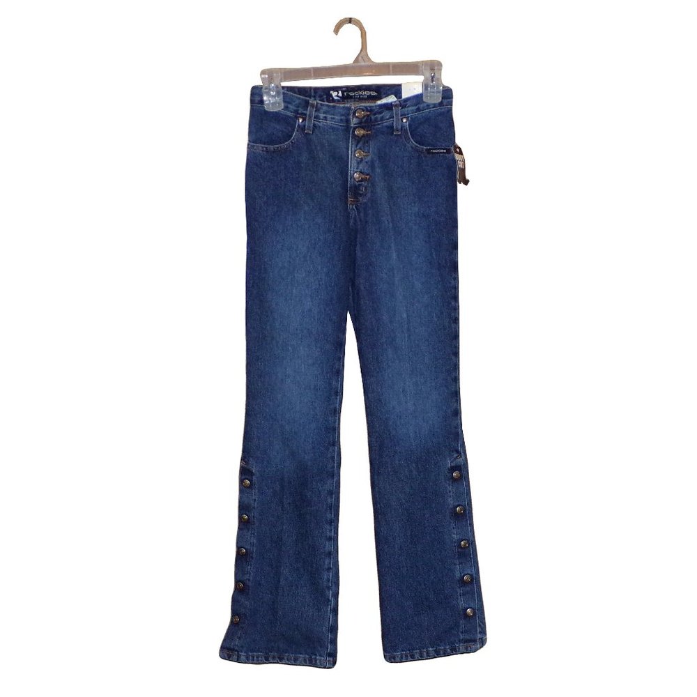 NWT Vintage Rockies Button-Hem Bootcut Jeans